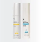 Forever Vitamin C and Forever Bakuchiol Duo in forever aloe lady