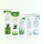 Aloe-Powered Bundle in forever aloe lady